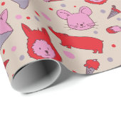 Scoops & Snoots party wrapping paper  Cadeaupapier (Rol Hoek)