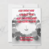 Scoor met ons Damesvoetbalfeest Kaart (Achterkant)