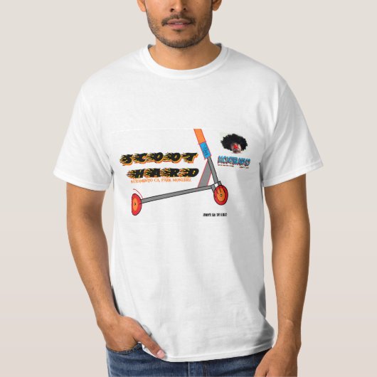 SCOOT HARD-pro scooter T-shirt (Voorkant)