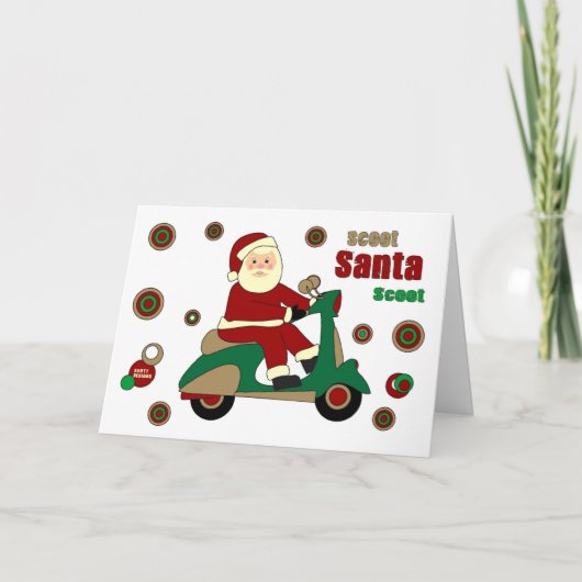 Scoot Santa Scoot Kaart (Voorkant)