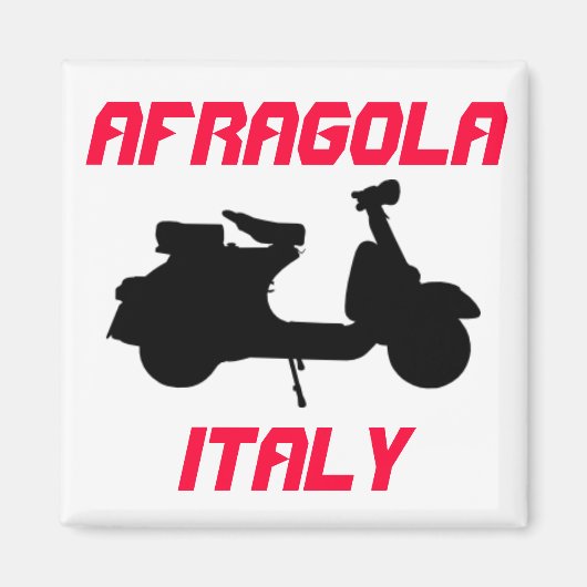 Scooter, Afragola, Italië Magneet (Voorkant)