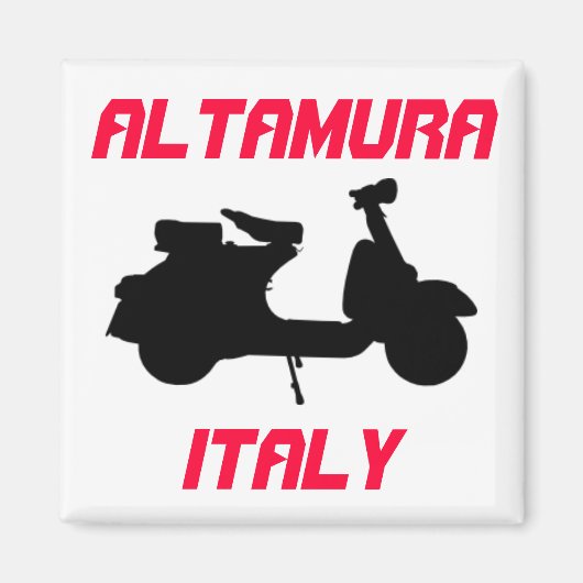 Scooter, Altamura, Italië Magneet (Voorkant)