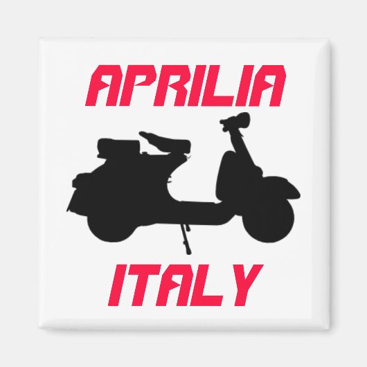 Scooter, Aprilia, Italië Magneet (Voorkant)