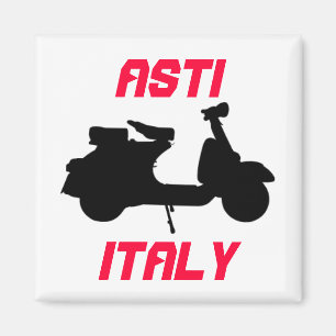 Scooter, Asti, Italië Magneet