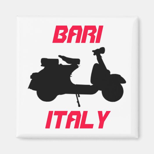 Scooter, Bari, Italië Magneet (Voorkant)