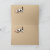 Scooter...Basset Hound Puppy...Bedankt!...Kaart. Bedankkaart (Binnen)