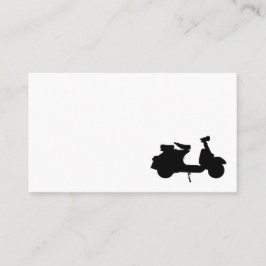 Scooter Bike Motorbike Delivery Driver Rider Visitekaartje