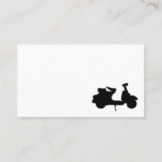 Scooter Bike Motorbike Delivery Driver Rider Visitekaartje
