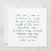 Scooter Birthday-uitnodiging Kaart (Achterkant)