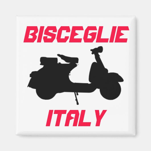 Scooter, Bisceglie, Italië Magneet (Voorkant)