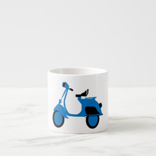 Scooter Blauw Espresso Kop