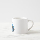 Scooter Blauw Espresso Kop (Rechts)