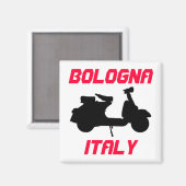 Scooter, Bologna, Italië Magneet (Voorkant / Achterkant)