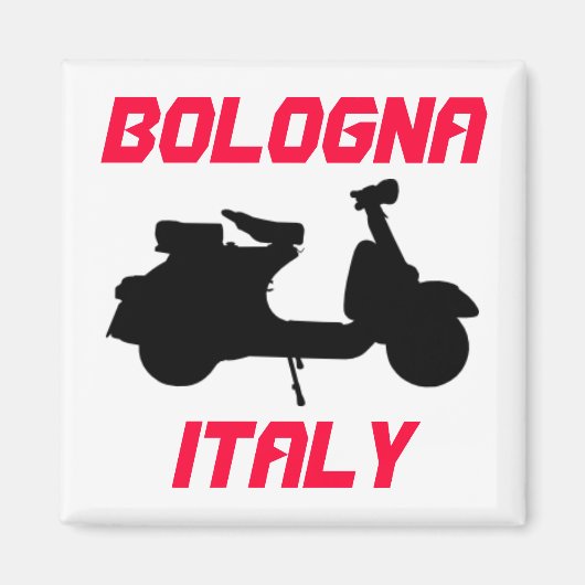 Scooter, Bologna, Italië Magneet (Voorkant)