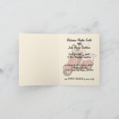 Scooter Boy and Girl Wedding Invitation Cards (Binnen)