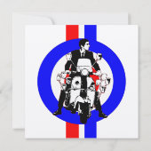  scooter Boy Birthday nodig Kaart (Achterkant)