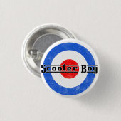 Scooter Boy Lambretta Pin Ronde Button 3,2 Cm (Voorkant /achterkant)