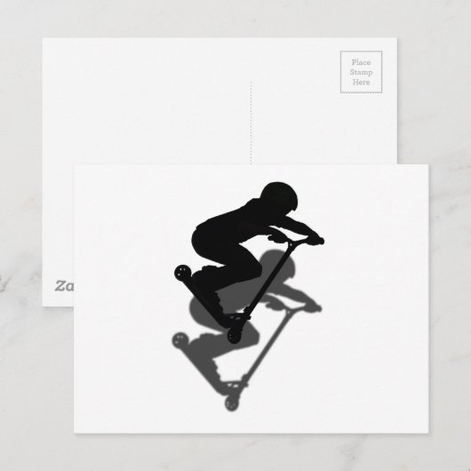 Scooter Boy - Stunt Scooter 5 Briefkaart (Voorkant / Achterkant)