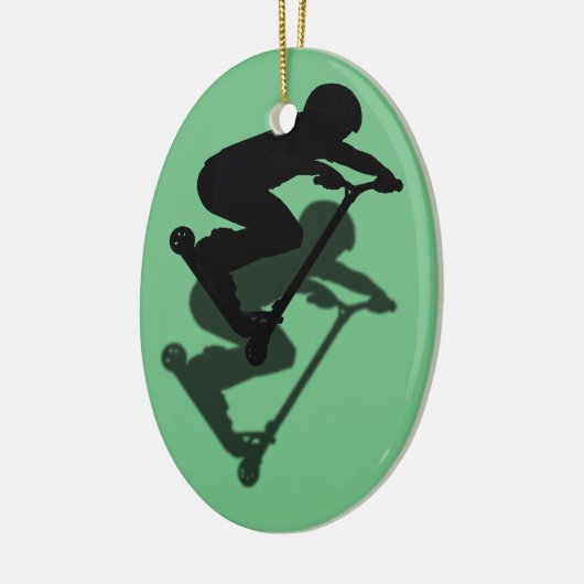 Scooter Boy - Stunt Scooter 5 Keramisch Ornament (Links)