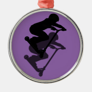 Scooter Boy - Stunt Scooter 5 Metalen Ornament