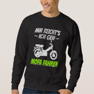Scooter bromfiets bestuurder mokick fiets scooter trui