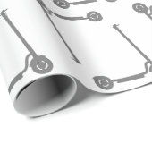 scooter cadeaupapier (Rol Hoek)