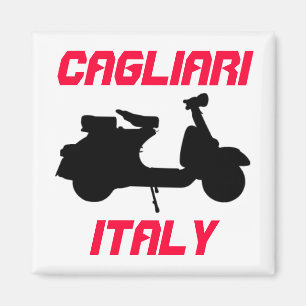 Scooter, Cagliari, Italië Magneet