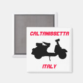 Scooter, Caltanissetta, Italië Magneet (Voorkant / Achterkant)