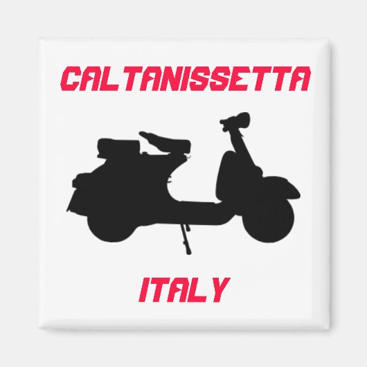 Scooter, Caltanissetta, Italië Magneet (Voorkant)