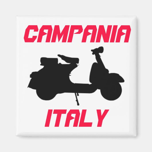 Scooter, Campania, Italië Magneet (Voorkant)
