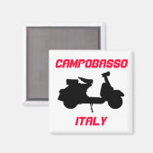Scooter, Campobasso, Italië Magneet (Voorkant / Achterkant)