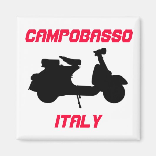 Scooter, Campobasso, Italië Magneet (Voorkant)