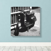 Scooter Canvas Afdruk (Insitu (Houten vloer))