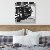 Scooter Canvas Afdruk (Insitu (Slaapkamer))