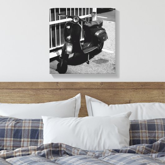 Scooter Canvas Afdruk (Insitu (Slaapkamer))
