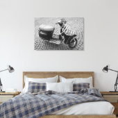 Scooter Canvas Afdruk (Insitu (Slaapkamer))