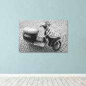 Scooter Canvas Afdruk (Insitu (Houten vloer))