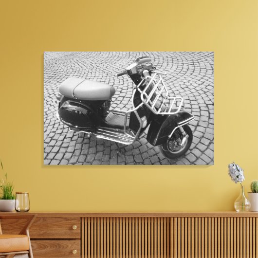 Scooter Canvas Afdruk (Insitu (Woonkamer))
