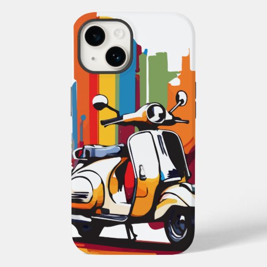 Scooter Case-Mate iPhone Case (Achterkant)