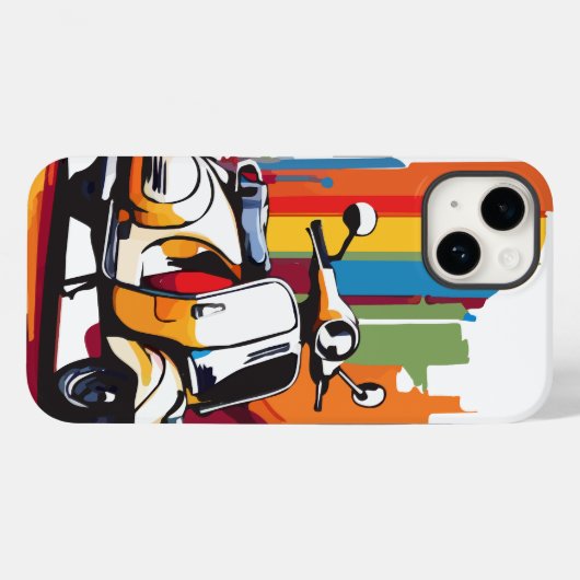 Scooter Case-Mate iPhone Case (Achterkant (horizontaal))