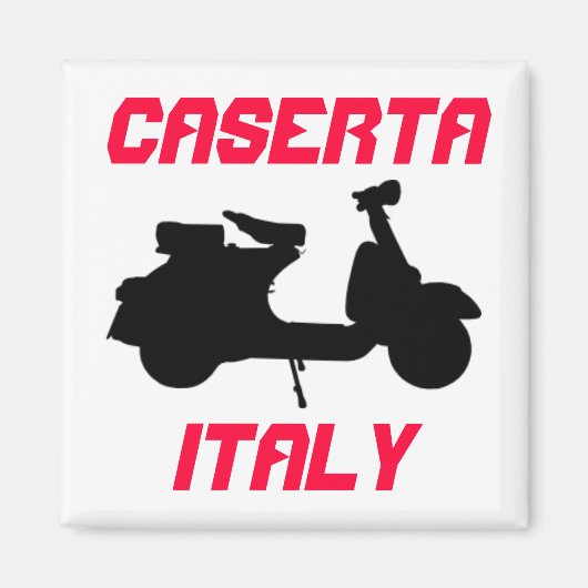 Scooter, Caserta, Italië Magneet (Voorkant)