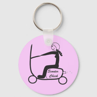 scooter chick sleutelhanger