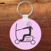 scooter chick sleutelhanger (Voorkant)