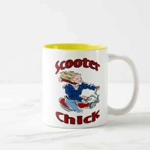 Scooter Chick Tweekleurige Koffiemok