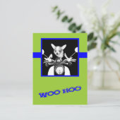 Scooter Chihuahua Briefkaart (Staand voorkant)