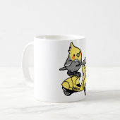 Scooter Chubby Cockatiel Koffiemok (Voorkant links)