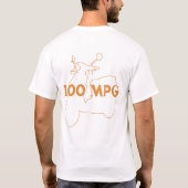 Scooter Circle 100 mpg T-shirt (Achterkant)