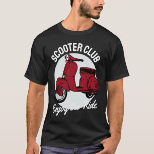 Scooter Club Geniet van de Vintage T-shirt