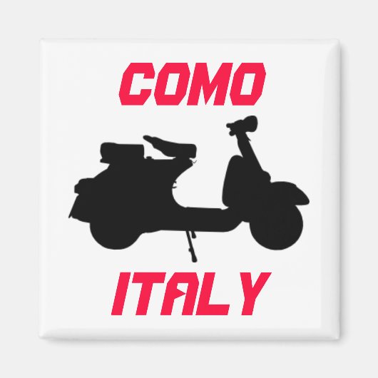 Scooter, Como, Italië Magneet (Voorkant)