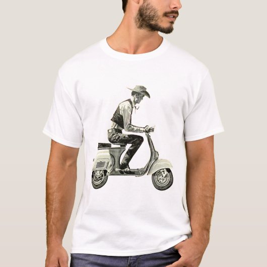 Scooter Cowboy T-shirt (Voorkant)